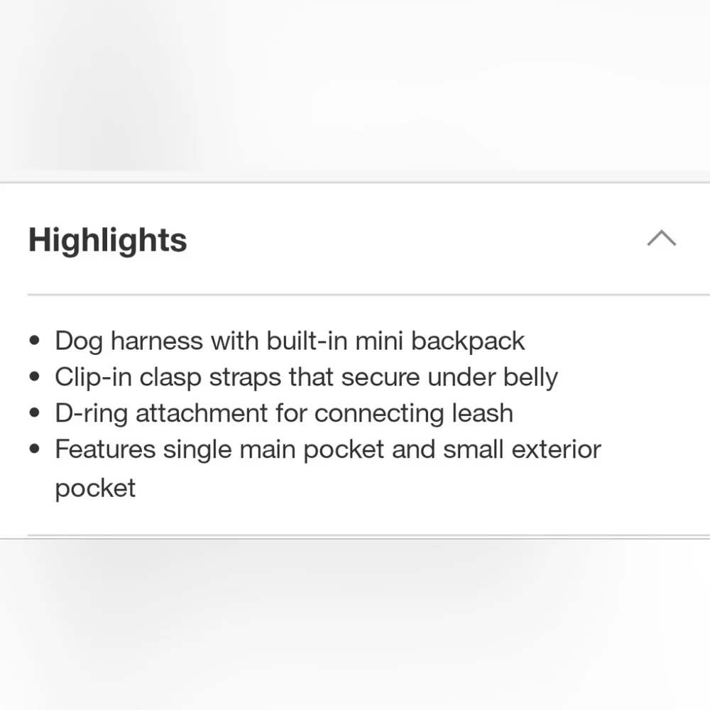 Boot & Barkley Backpack Dog Harness - Medium